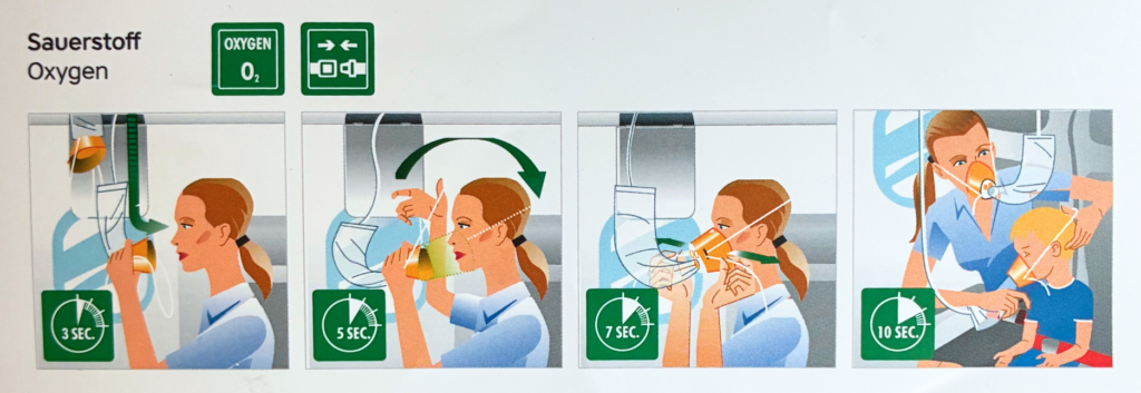 Gabriele Sirotek nutzt - als ehemalige Flugbegleiterin - dieses 'Bild' der Sauerstoffmasken sehr oft als Metapher für Selbstliebe und Selbstfürsorge. 